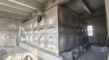 宁夏银川中铁水务气化渣项目水箱工程顺利完工